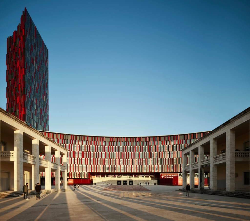 ARCHEA ASSOCIATI_new National Stadium Tirana_ © Pietro Savorelli