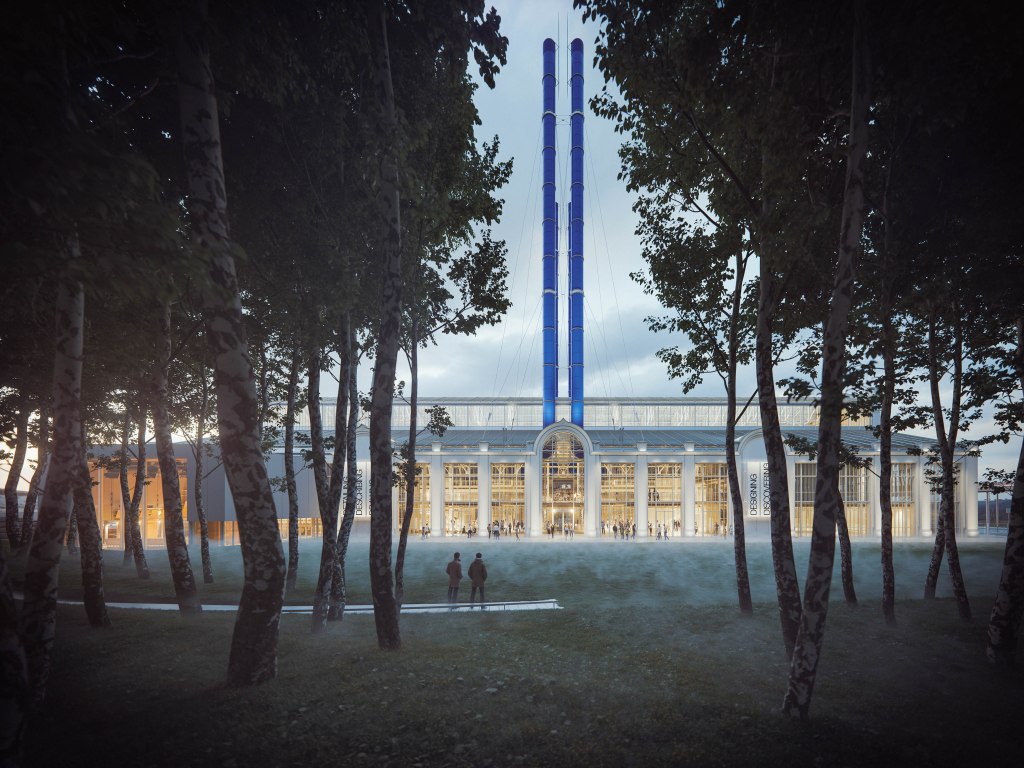 RPBW_GES-2, Mosca, Russia, 2015 – in progress – view from the forest_render © RPBW