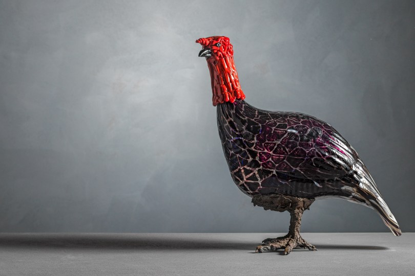 Tacchino in vetro a murrine, Toni Zuccheri per Venini, 1964