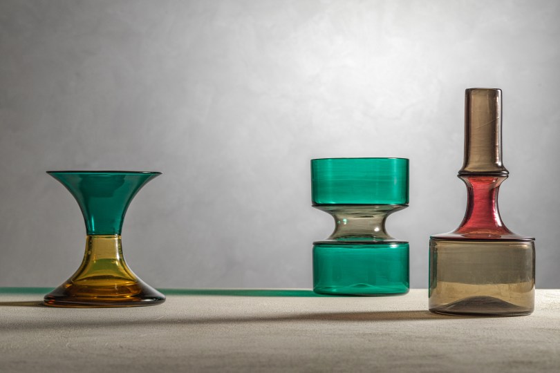 Vasi con profilo concavo, Tapio Wirkkala per Venini, 1966
