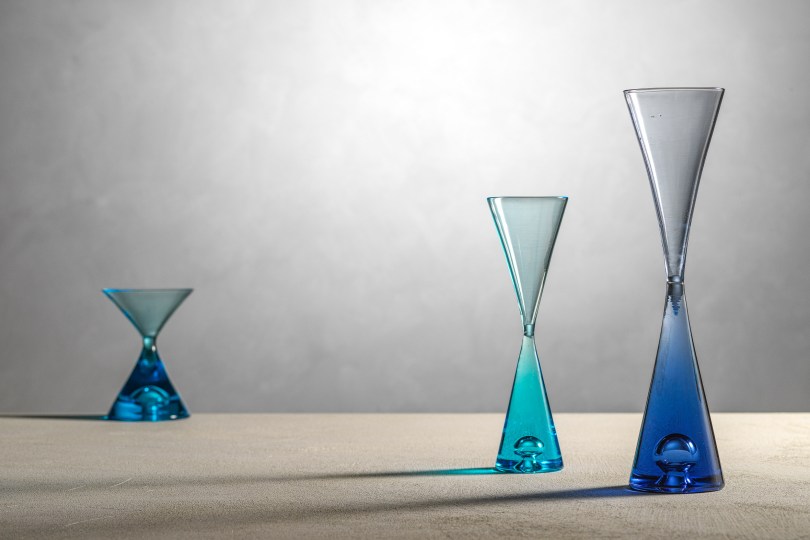 Vetri della serie Ai lieti calici, Tapio Wirkkala per Venini, 1966